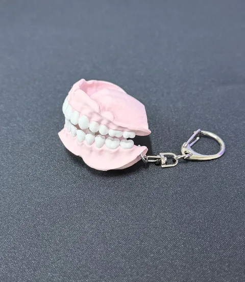 入れ歯クリッカーキーホルダー